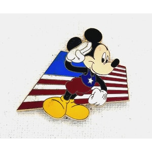 Disney 2003 DLR  Mickey&#39;s All American Pin Trading Festival Lanyard Pin#22777