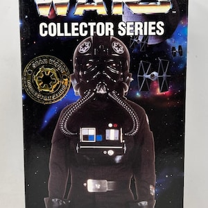 Vintage 1996 12 Inch TIE Fighter Pilot Kenner Star Wars Collector Series Sealed