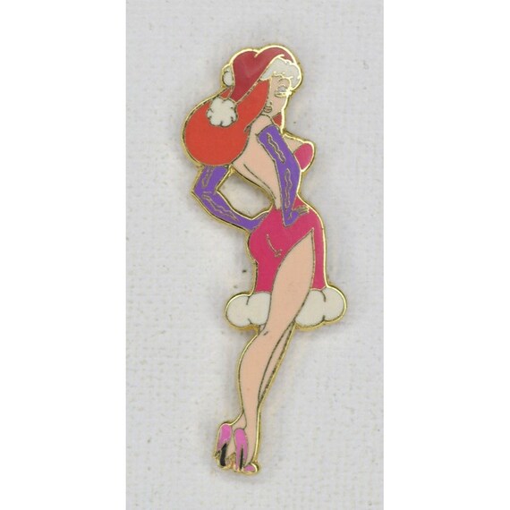 Disney 2003 Jessica Rabbit In Sexy Hot Pink Santa… - image 1