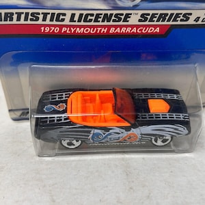 Vintage Hot Wheels 1970 Plymouth Barracuda Artistic License Series #4 Of 4