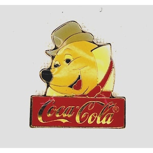 Disney 1986 WDW Mole 15th Anniversary Coca-Cola From Framed Set LE Pin#1646