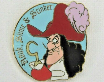 Disney 2003 Cast Lanyard Series Captain Hook Hook, Slime & Stinker! Pin#12801