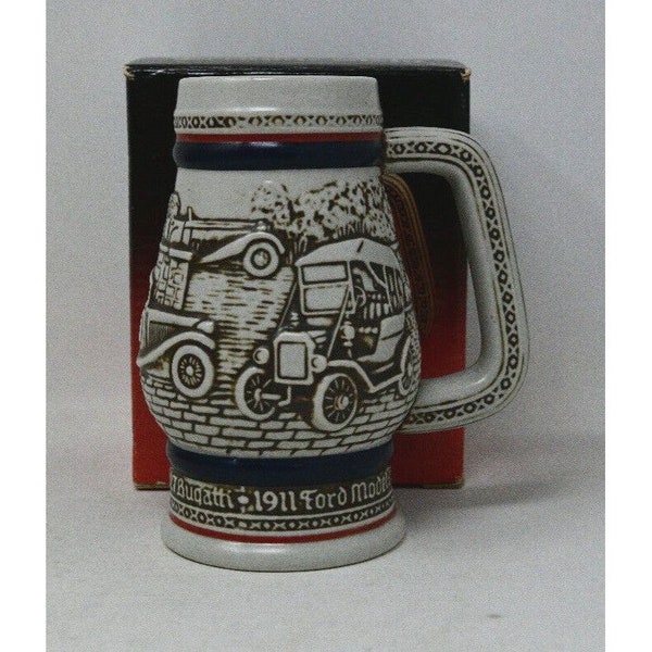 Avon Car Classics Mini Beer Stein Mug With Box