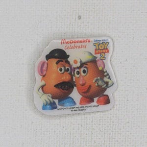 Disney 1999 McDonald&#39;s Celebrates Pixar Toy Story 2 The Potato Heads Pin#1422