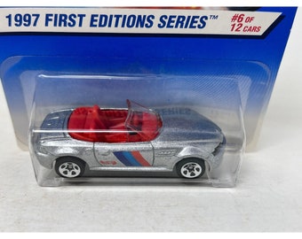 1997 Hot Wheels First Edition BMW M Roadster Black Painted Base