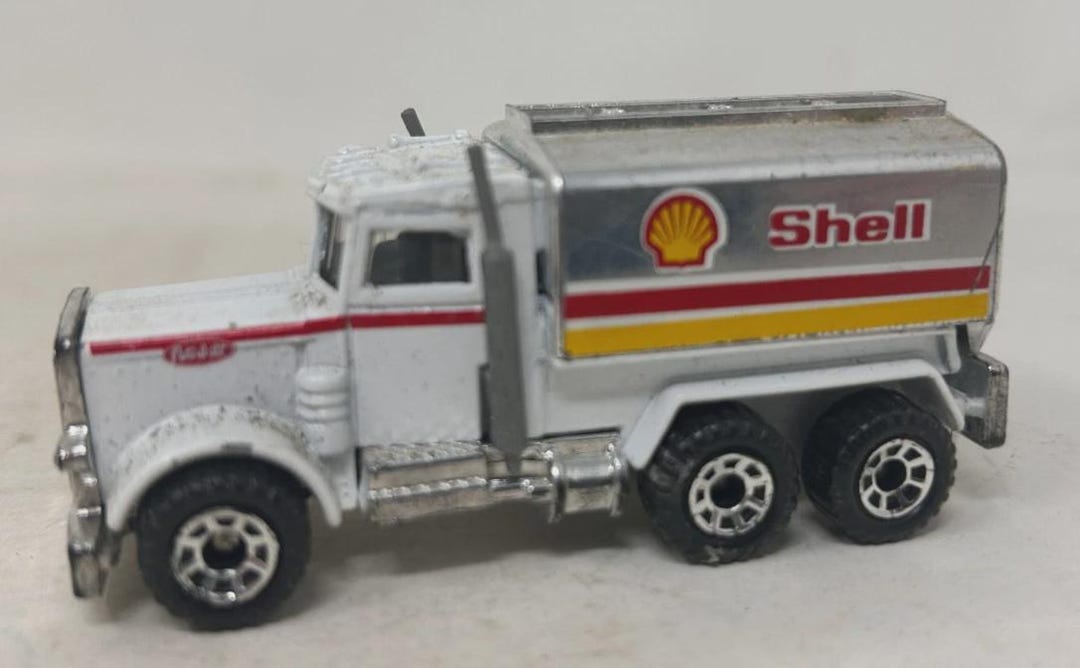 Vintage Matchbox White and Chrome Peterbilt Tanker Truck Shell Oil - Etsy