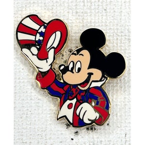 Disney TWDC CM Mickey  MouseStars And Stripes Pin#7647