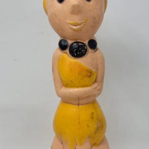 Vintage 1961 Wilma Flintstone Transogram Pitch n Bowl Pins Figure Character