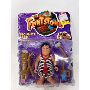 Vintage 1993 The Flintstones Movie Big Shot Fred Mattel Action Figure