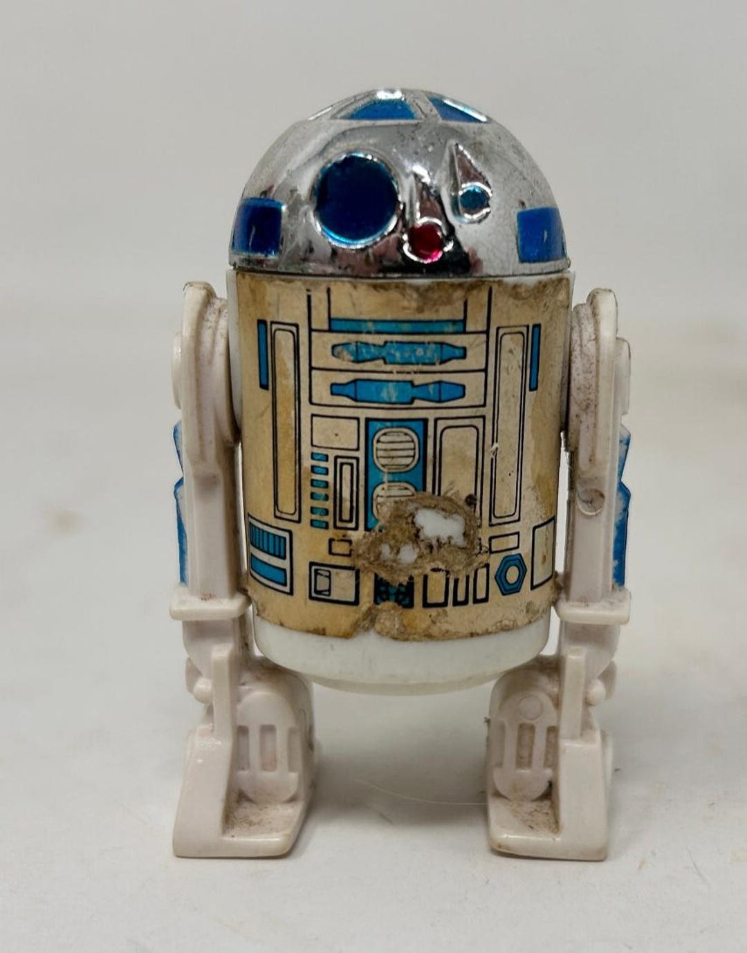Vintage Star Wars R2 D2 Solid Dome Action Figure All Original Kenner HK vintage-star-wars-r2-d2-solid-dome-action-figure-all-original-kenner-hk