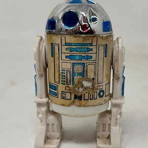 Vintage Star Wars R2-D2 Solid Dome Action Figure All Original Kenner HK