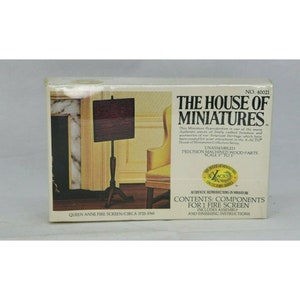Vintage X-Acto House Of Miniatures Doll House Furniture Queen Anne Fire Screen