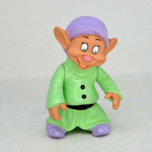 Vintage Disney Snow White And The Seven Dwarves Dopey 6 Inch Figure