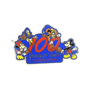 Disney 2002 Mickey, Minnie, Donald & Goofy 100 Years Of Magic Pin#6688