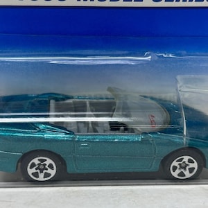 Vintage Hot Wheels Aqua Camaro Convertible 5 Spokes 1995 Model Series