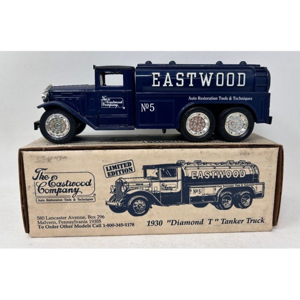 Ertl Eastwood Automobile 1930 Diamond T Tanker Diecast Coin Bank