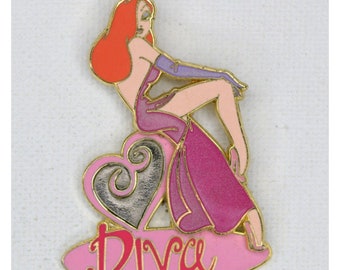 Disney 2003 Jessica Rabbit Diva Kiss 3-D  Pin#25865