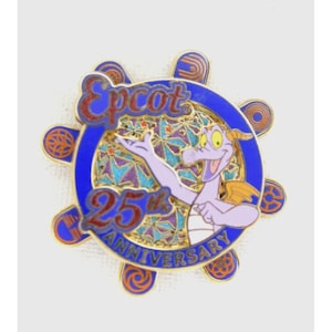Disney 2007 WDW Passholder Exclusive Epcot 25th Anniversary Spinner LE Pin#57422