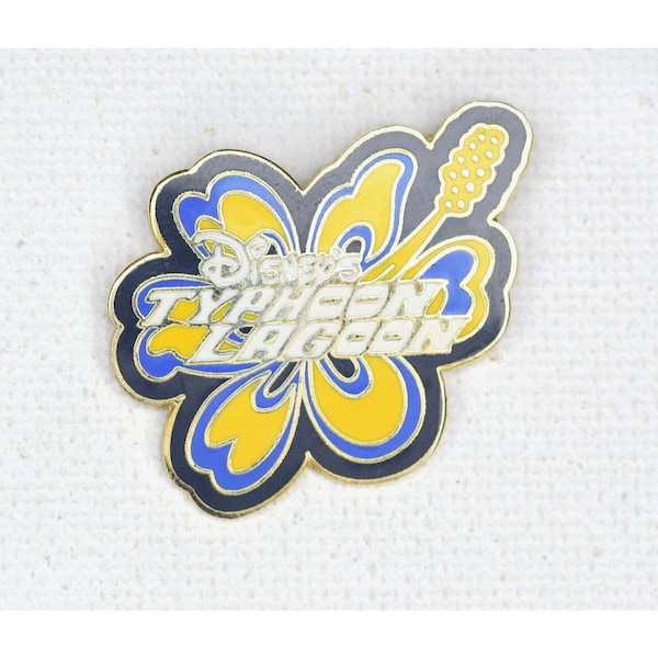 Disney 2002 Walt Disney World Typhoon Lagoon Tropical (Hibiscus) Flower Pin#4989