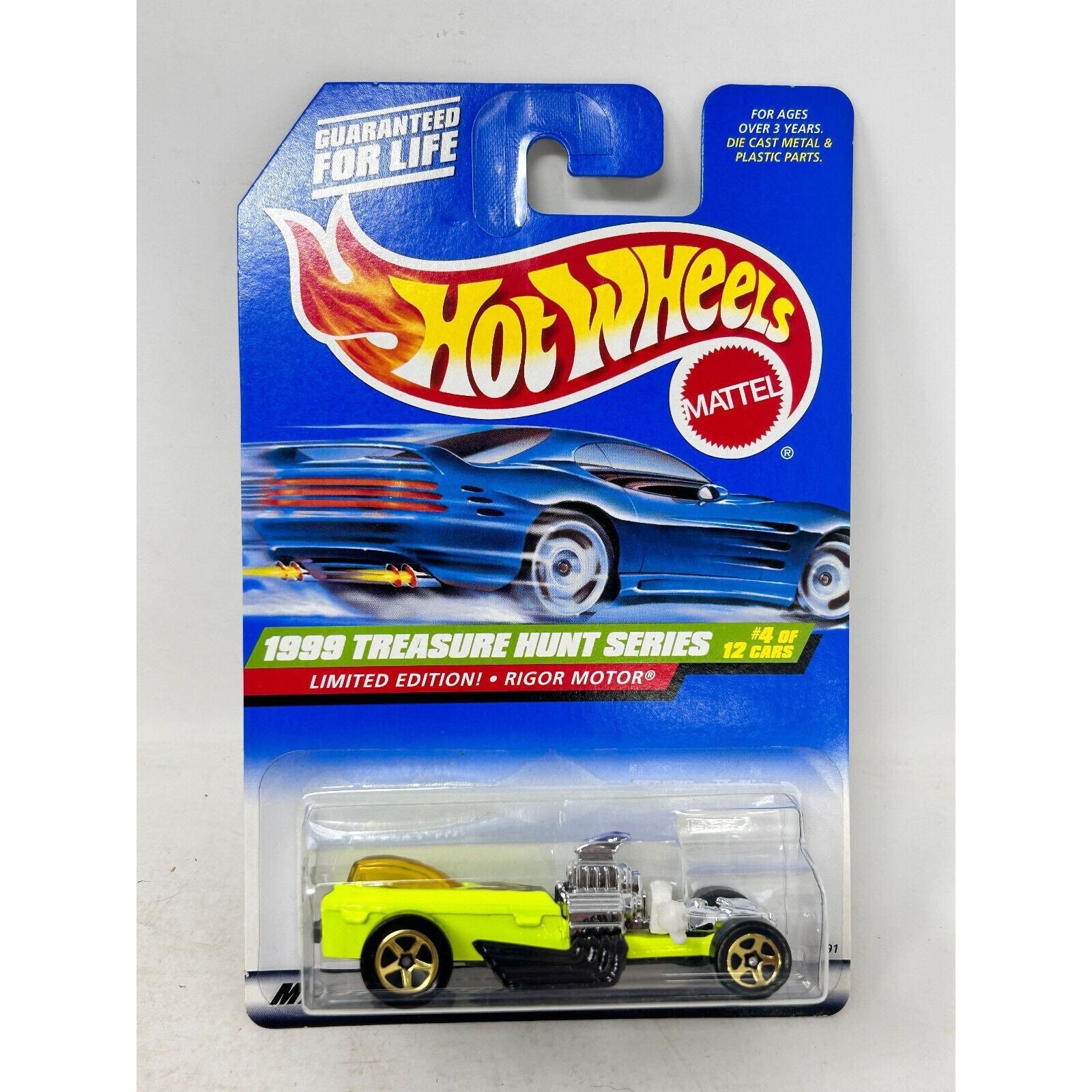 Motor de rigor de la serie Treasure Hunt de Hot Wheels vintage de