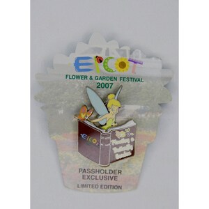Disney 2007 Epcot Flower & Garden Festival Tinker Bell 3-D LE Pin#53781