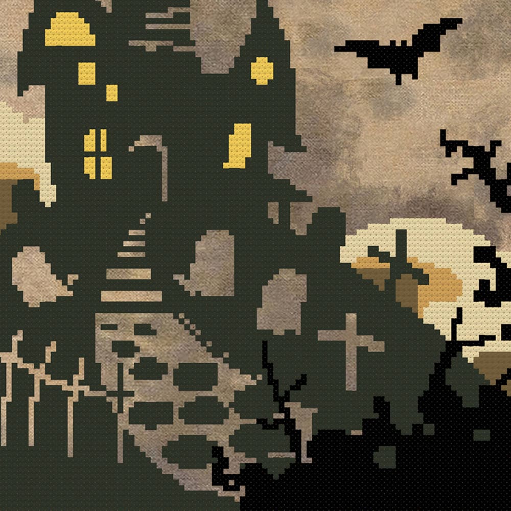 Halloween Cross Stitch Pattern Witch Cross Stitch Pattern - Etsy