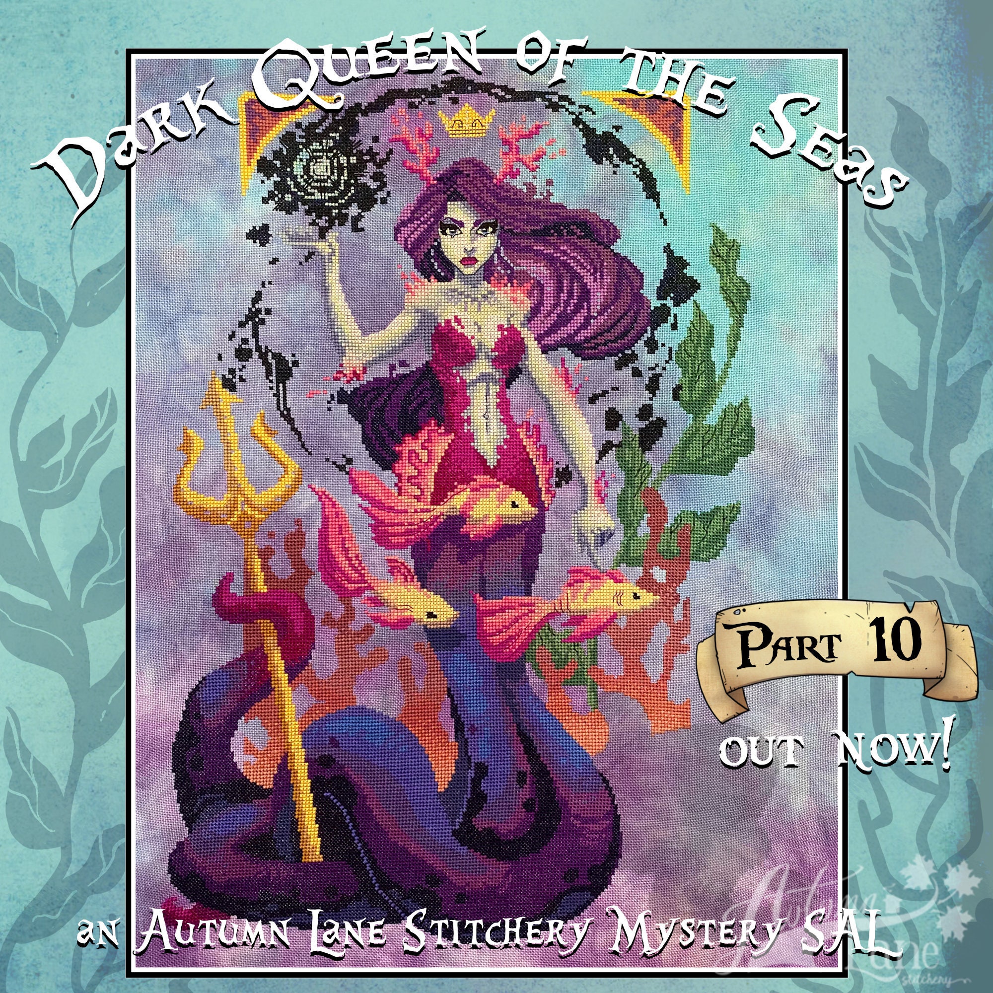 Dark Queen of the Seas Mystery SAL - Cross stitch pattern - Mystery C…