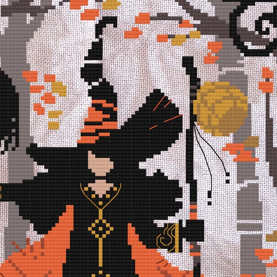Society6 ケース Lunar by Wharton Lunar Witch Cross Stitch Pattern by Autumn Lane Stitchery
