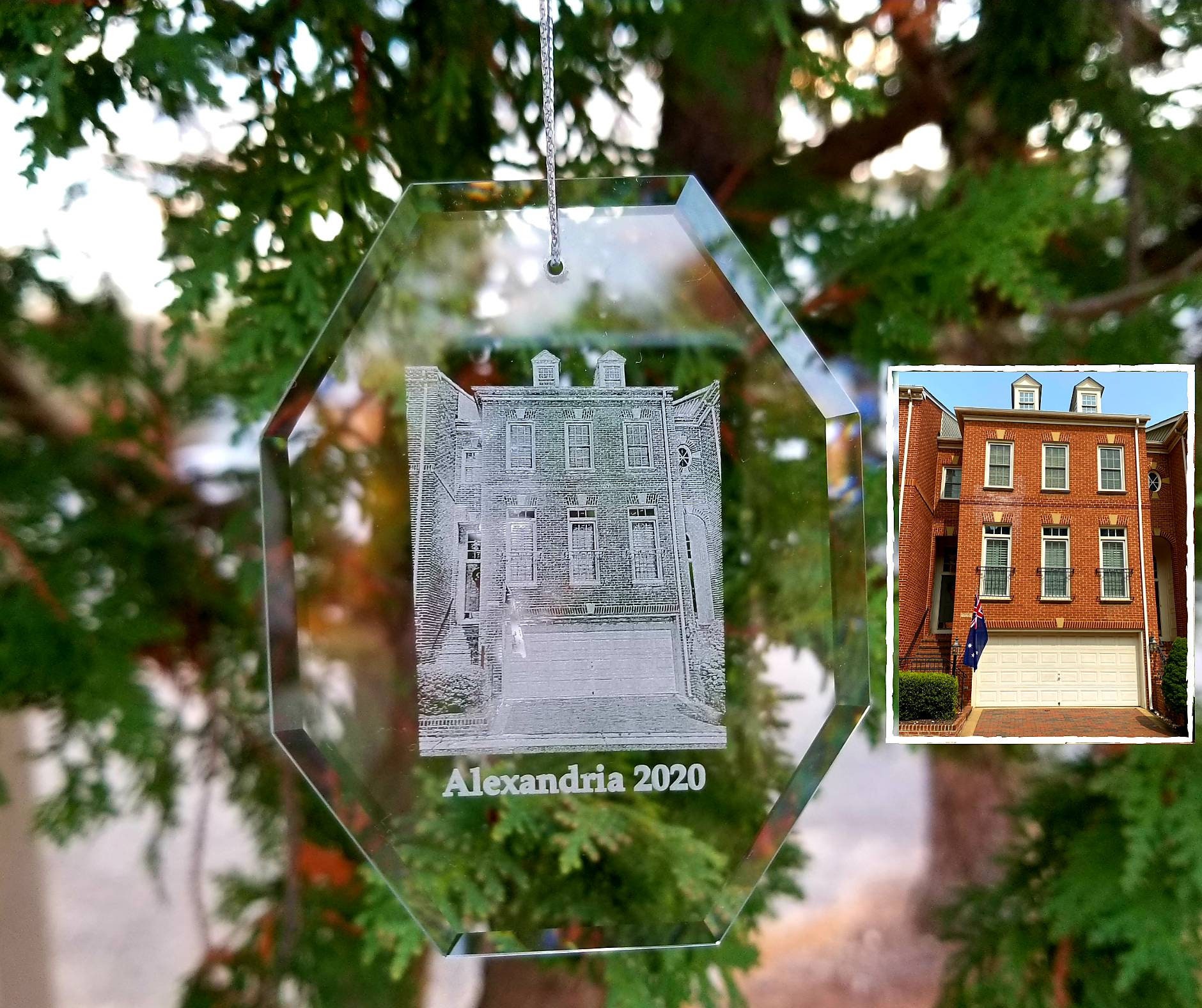 Photo Etched Glass Ornament | photograph on glass, custom ornament, pet photo, dog lover, dog, pet lover, animal lover, portrait, christmas