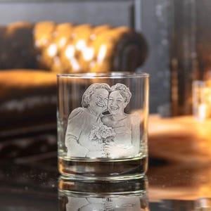 Mother&#39;s Day Gift from Daughter Glass | Mothers day gift, mom gift, mama gift, grandma gift, family portrait, personalized mom gift, cup
