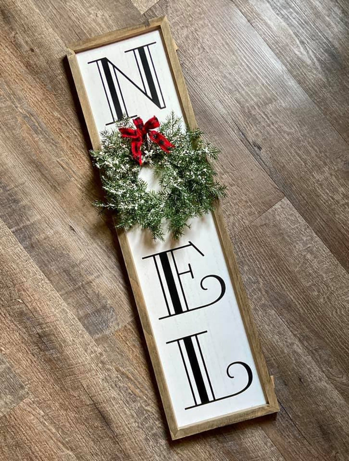Signe en bois NOEL Signe rustique de bois de Noel | Etsy