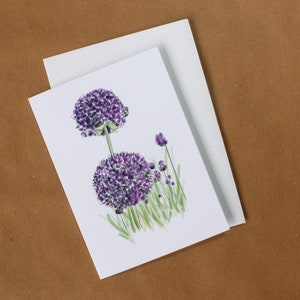 Biglietto d'auguri Allium