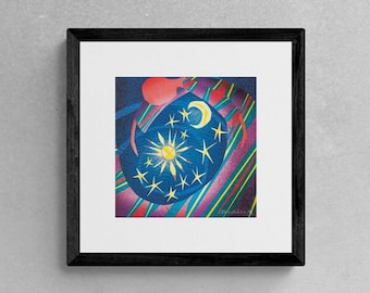 Torah Portion Vayeishev - 8x8 Giclee Fine Art Print