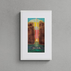 Torah Portion Toldot 8x16 Giclee Fine Art Print