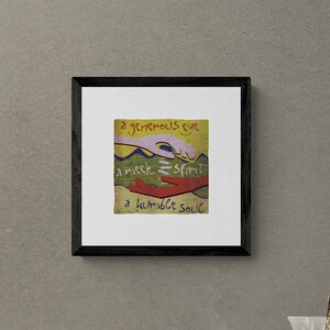 Torah Portion Chayei-Sarah - 8x8 Giclee Fine Art Print