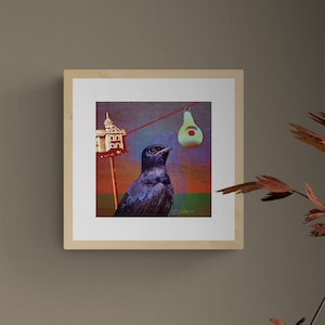 Purple Martin Fine Art Giclee Print image 1