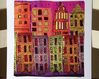 Cityscape (1) - 10x10 Art Print