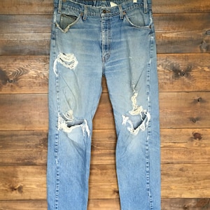 Levi&#39;s Orange Tab 505 Jeans