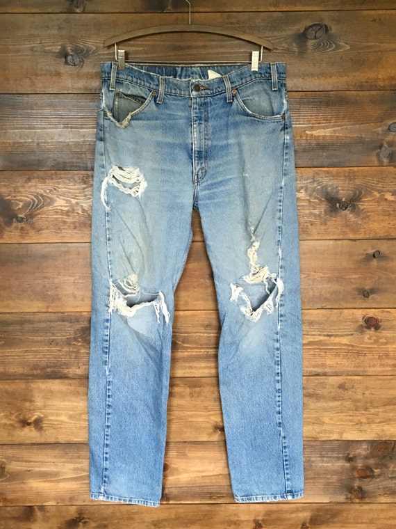 Levi's Orange Tab 505 Jeans