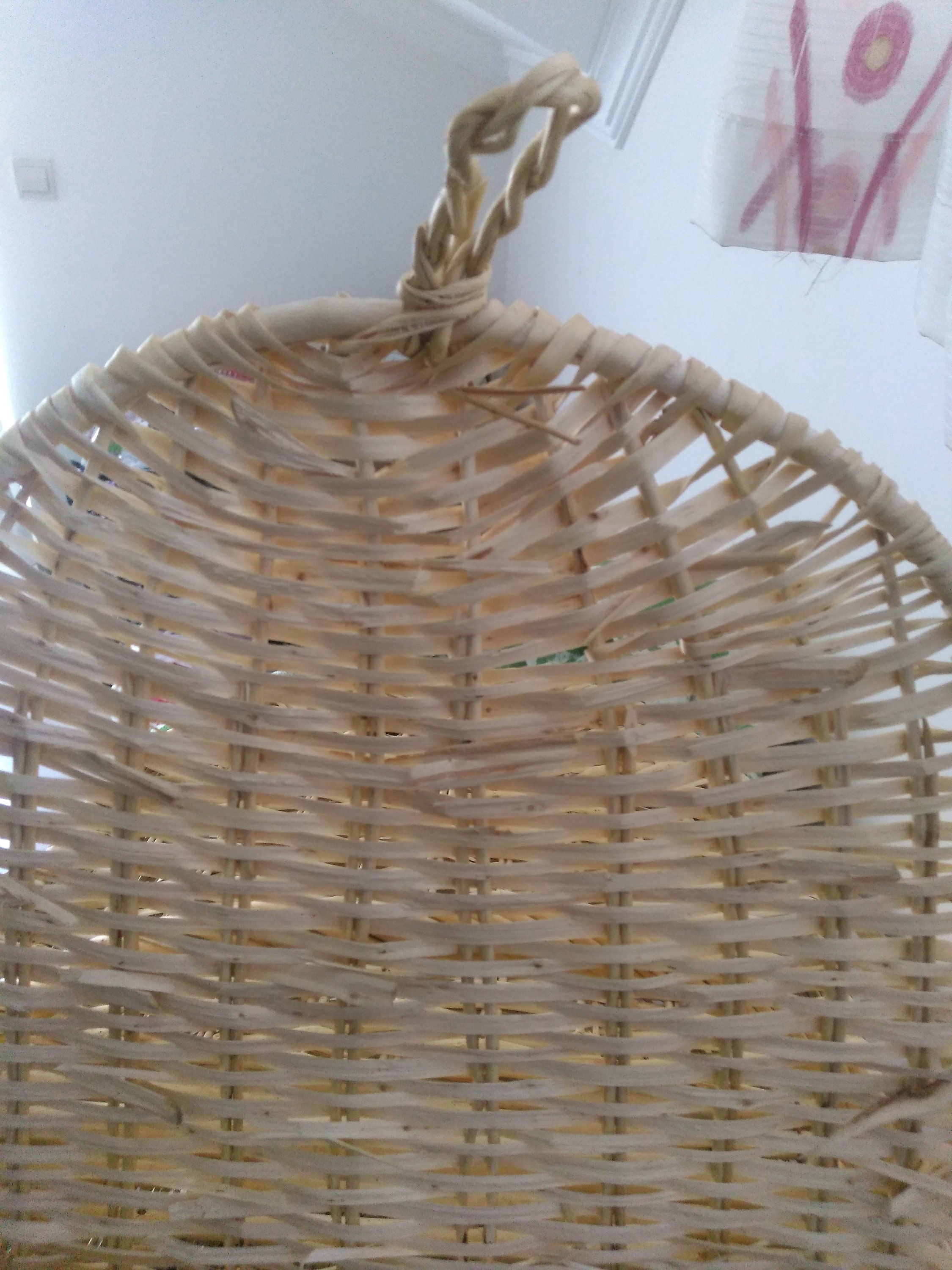 Wicker Rattan Picnic Basket with lid Etsy