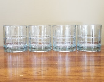 Anchor Hocking Tartan Glasses, Whiskey Glasses
