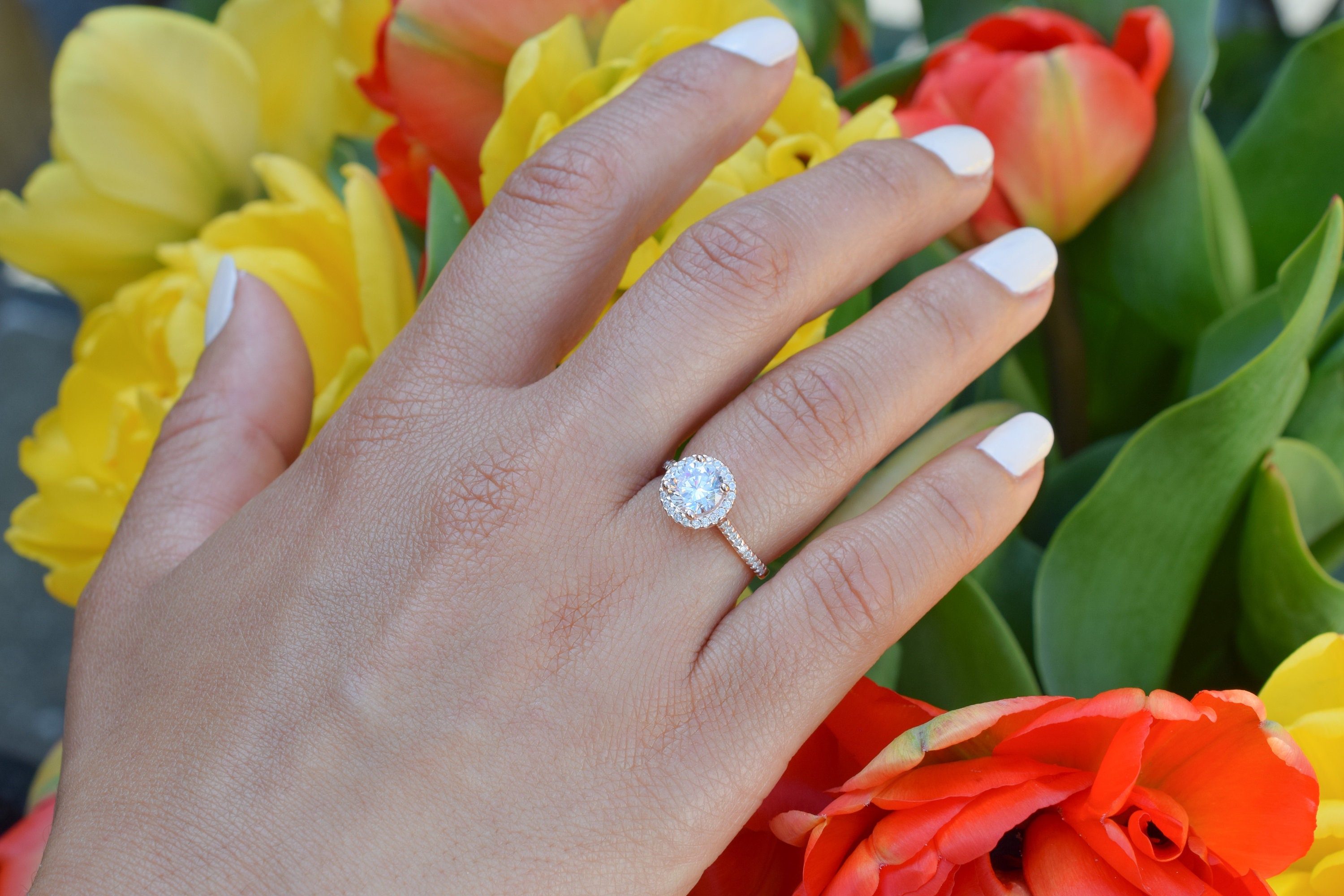 Le Vian Chocolate Diamond Rings 2/3 Carat Chocolate And White - Main Image