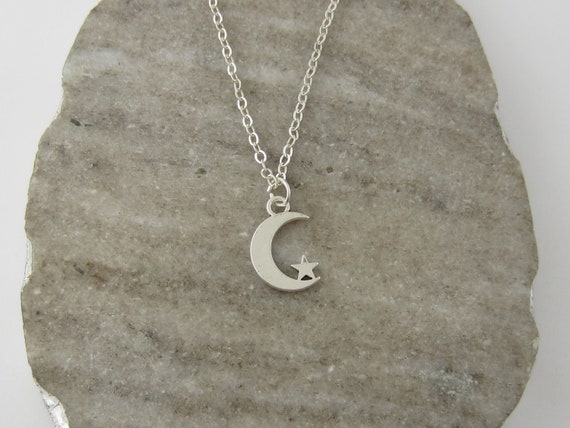 COLLANA CIONDOLO STELLA vera pietra di luna naturale con GARANZIA argento  NUOVA EUR 14,99 - PicClick IT