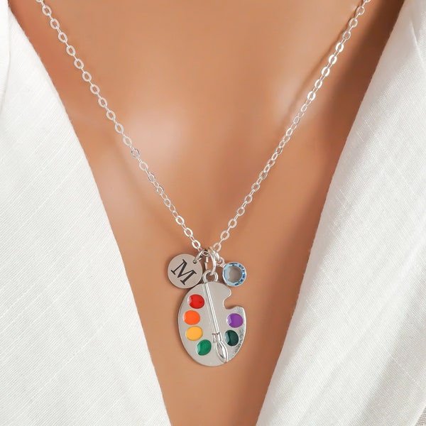 Palette Necklace Etsy