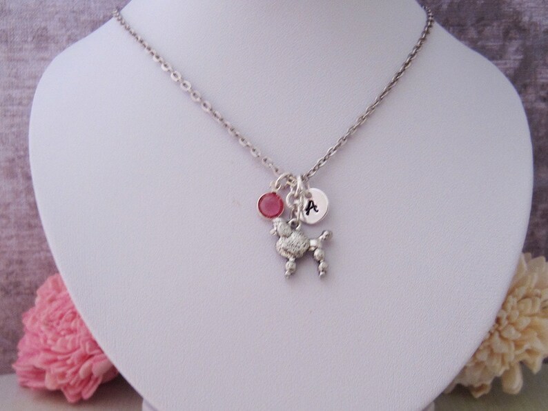 Poodle Necklace 3D Reversible Dog Charm Necklace Etsy