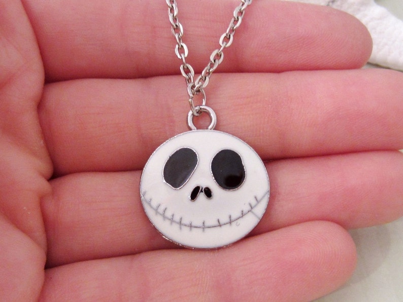 Jack Skellington Necklace Nightmare Before Christmas Jewelry - Etsy