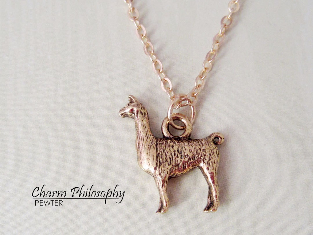 Llama charm best sale necklace