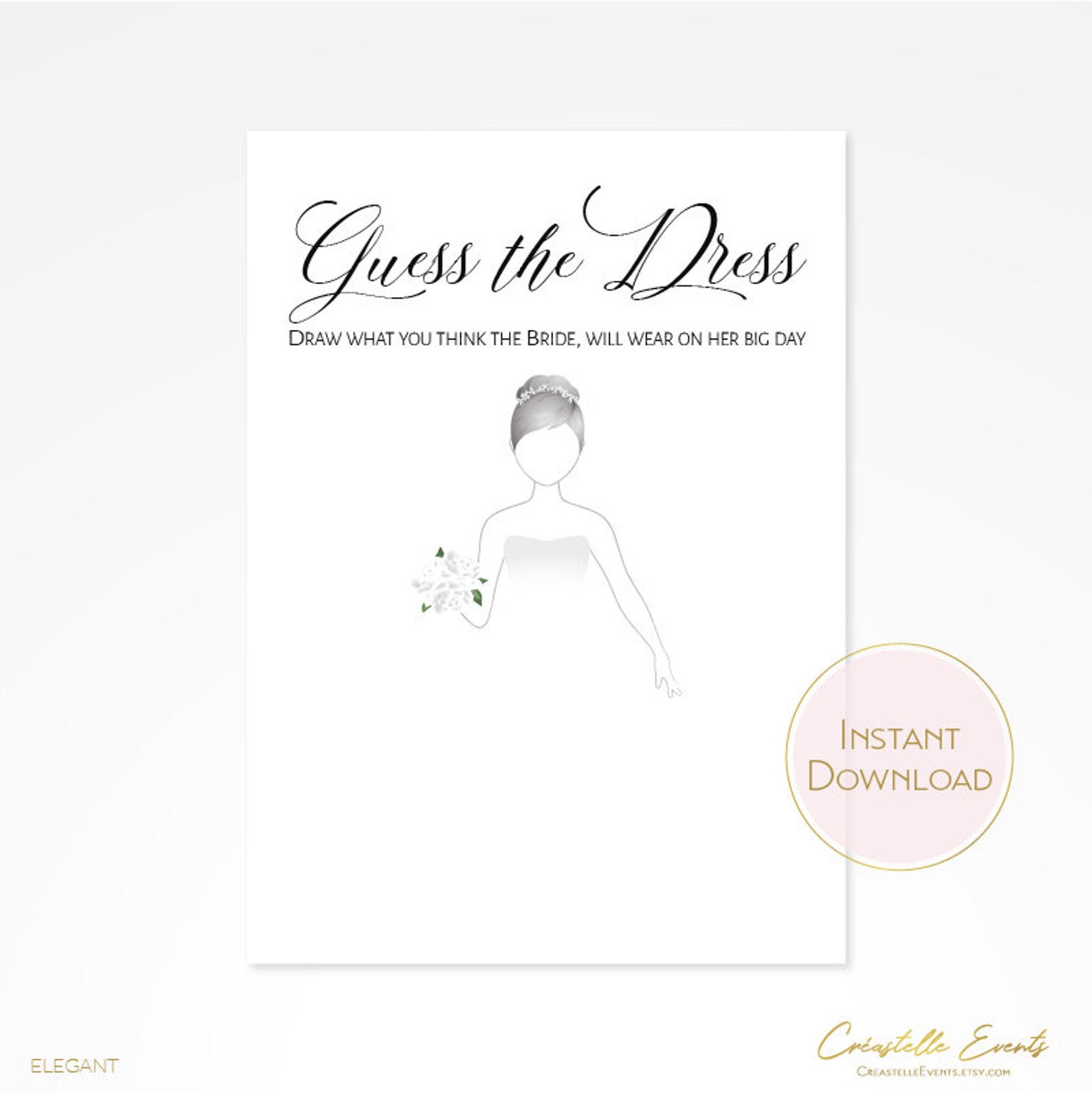 Guess The Dress Game Free Printable