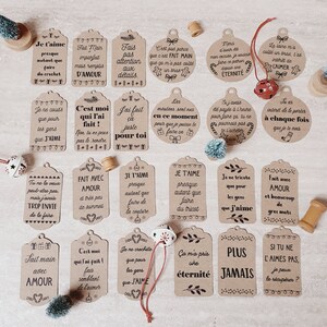 Etiquettes Cadeau Noel spéciale crochet, tricot et couture DIY à imprimer