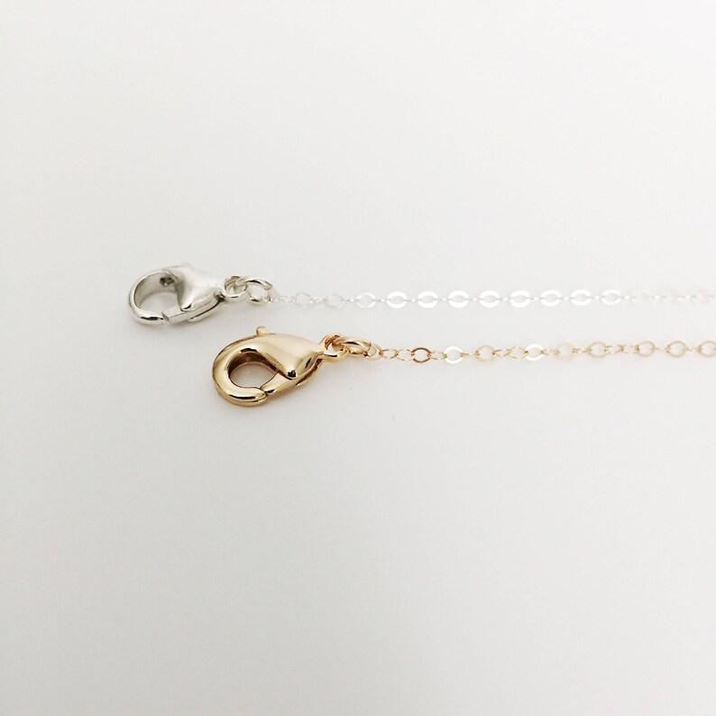 Simple chain necklace 14K Gold Filled Necklace Simple Sterling Silver Chain Basic sterling silver Chain Basic Gold Chain Plain chain Women